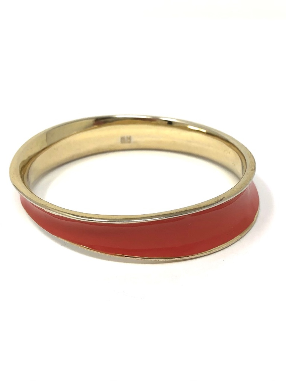 RLM SOHO (Robert Lee Morris) enameled asymmetrical gold tone bangle bracelets